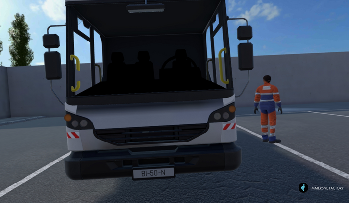 Hazard spotting - Refuse truck screenshot1