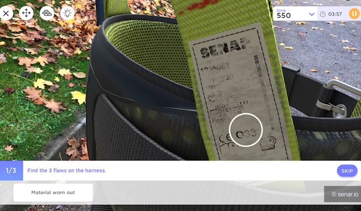 Inspection d'un harnais et d'un anti-chute screenshot1