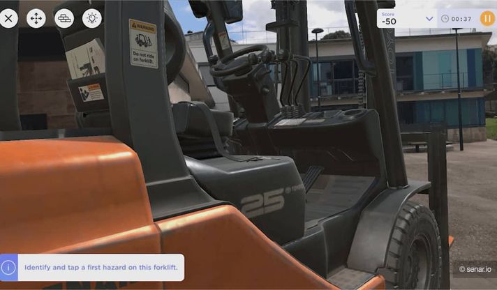 Image of the workshop Forklift Inspection